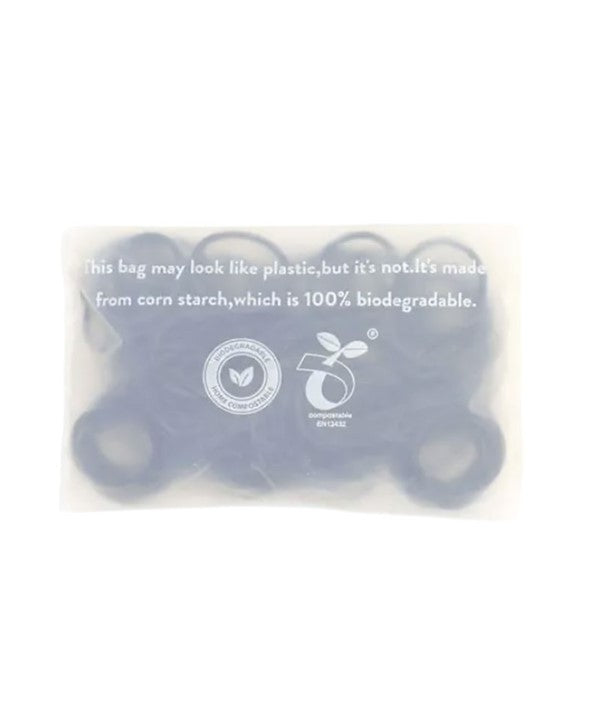 Molly And Rose Mini Hair Black Rubber Bands