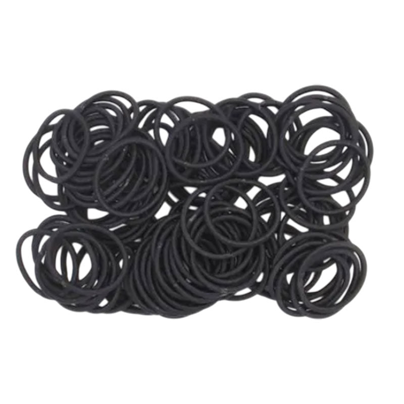 Molly And Rose Mini Hair Black Rubber Bands