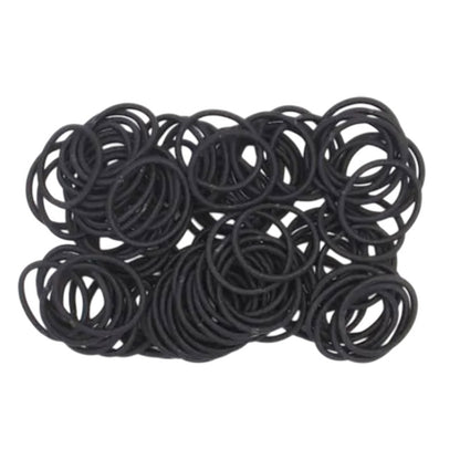 Molly And Rose Mini Hair Black Rubber Bands