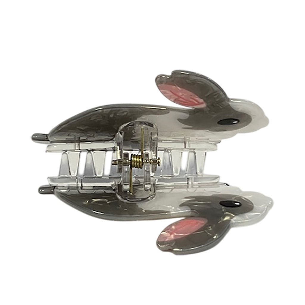 Molly And Rose Pearlescent Rabbit Shaped Hair Clamp 9502