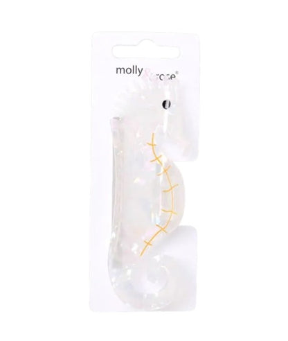 Molly And Rose Pearlescent Seahorse Assorted Clamp 9735