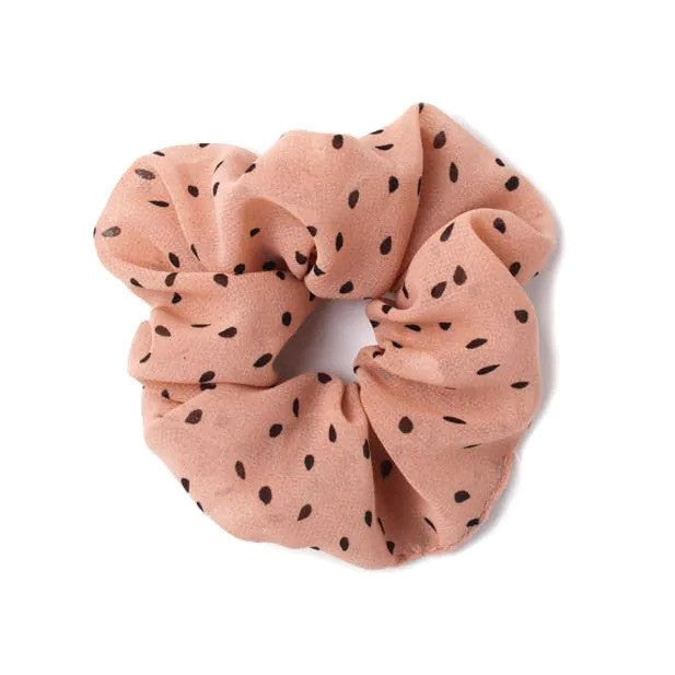 Molly And Rose Polka Dot Print Assorted Scrunchie 9767