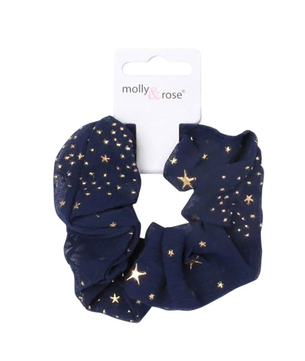 Molly And Rose Regular Star Print Scrunchie