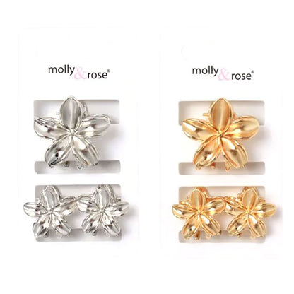 Molly And Rose Small Metal Flower Clamp Set 9332