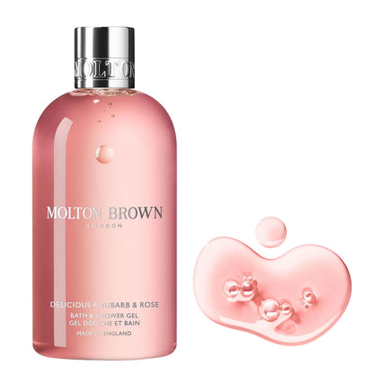 Molton Brown Delicious Rhubarb Rose Bath And Shower Gel