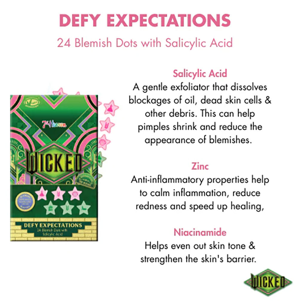 Montagne Jeunesse 7Th Heaven Wicked Defy Expectations 24 Blemish Dots With Salicylic Acid
