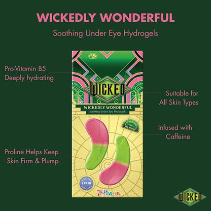 Montagne Jeunesse 7th Heaven Wicked Under Eye Hydrogels cooling patches for soothing and refreshing eye care.
