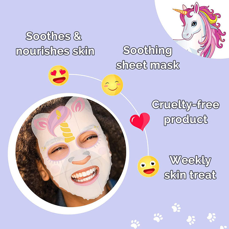Montagne Jeunesse 7Th Heaven Acai And Pomegranate Unicorn Face Mask