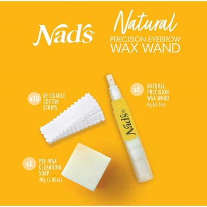 Nads  Natural Precision Eyebrow Wax Wand