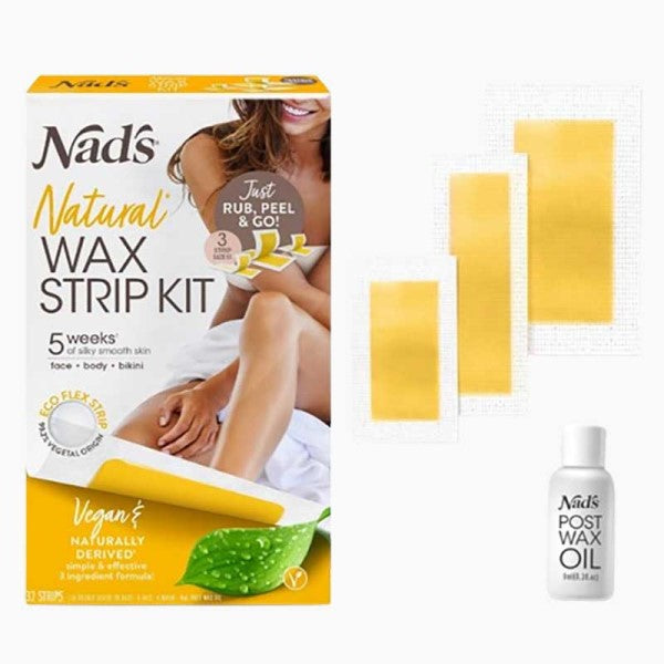 Nads  Natural Wax Strip Kit
