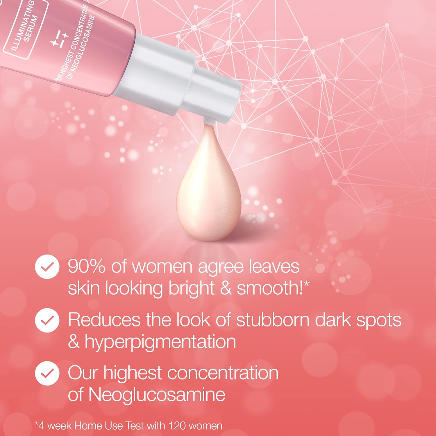 Johnson and Johnson Bright Boost Illuminating Serum in a 30ml bottle, a moisturizer with brightening and illuminating benefits.