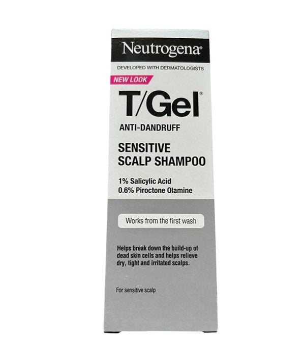 Johnson And Johnson Neutrogena T Gel Anti Dandruff Sensitive Scalp Shampoo