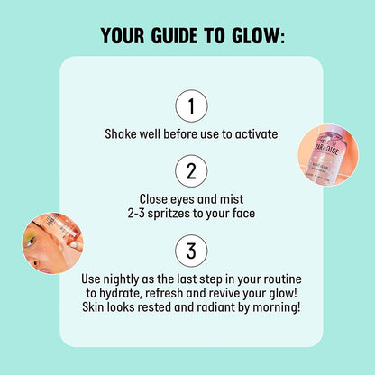 Isle Of Paradise Night Glow Self Tan Face Mist