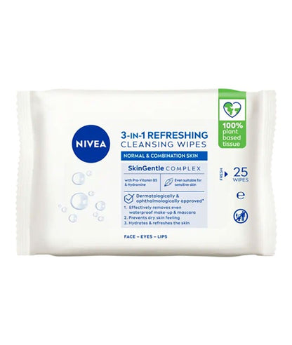 Nivea  3 In1 Refreshing Cleansing Wipes