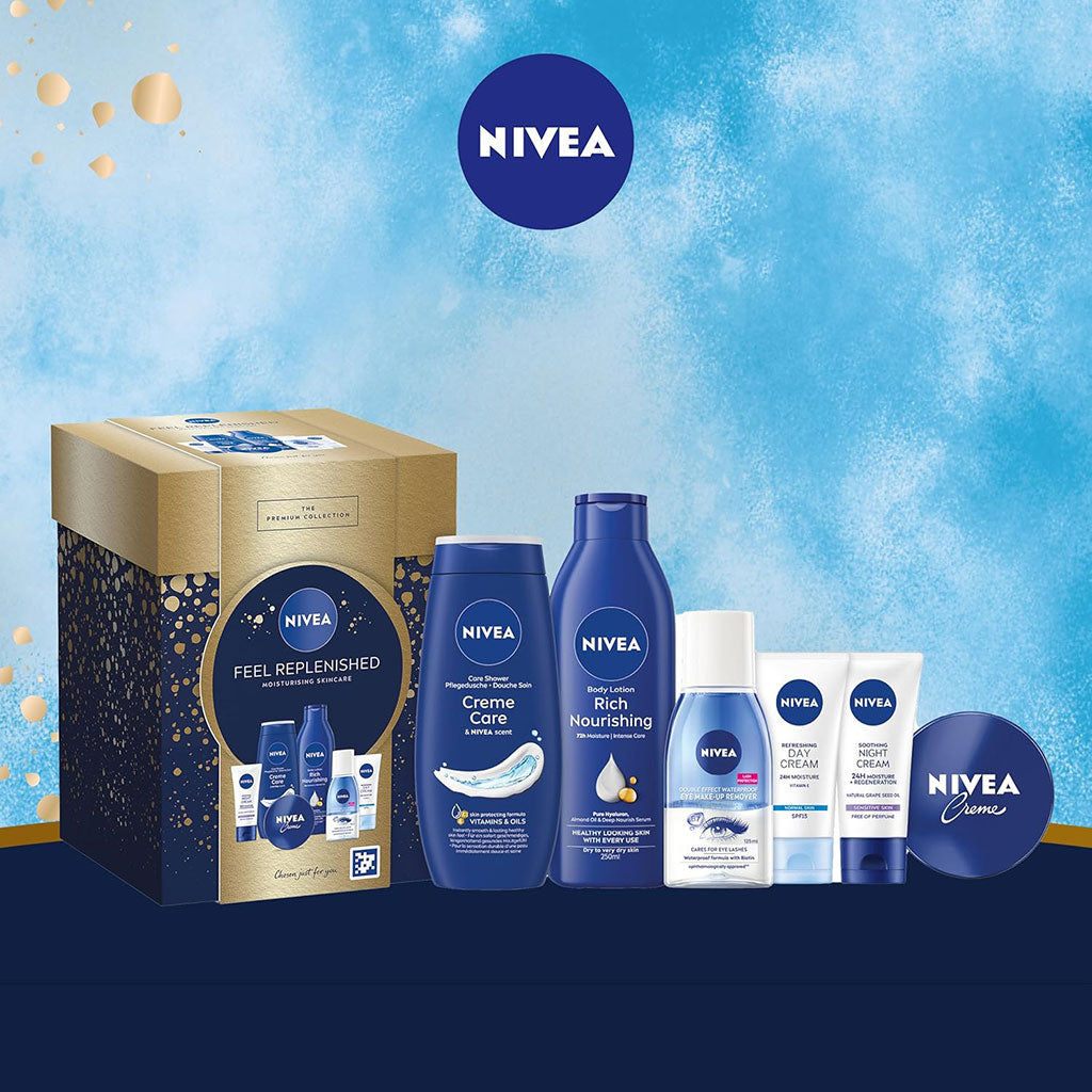 Nivea Feel Replenished Moisturising Skincare Gift Set