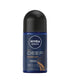 Nivea Men Deep Espresso deodorant roll-on for men, showing the blue bottle with the Nivea logo and product label.