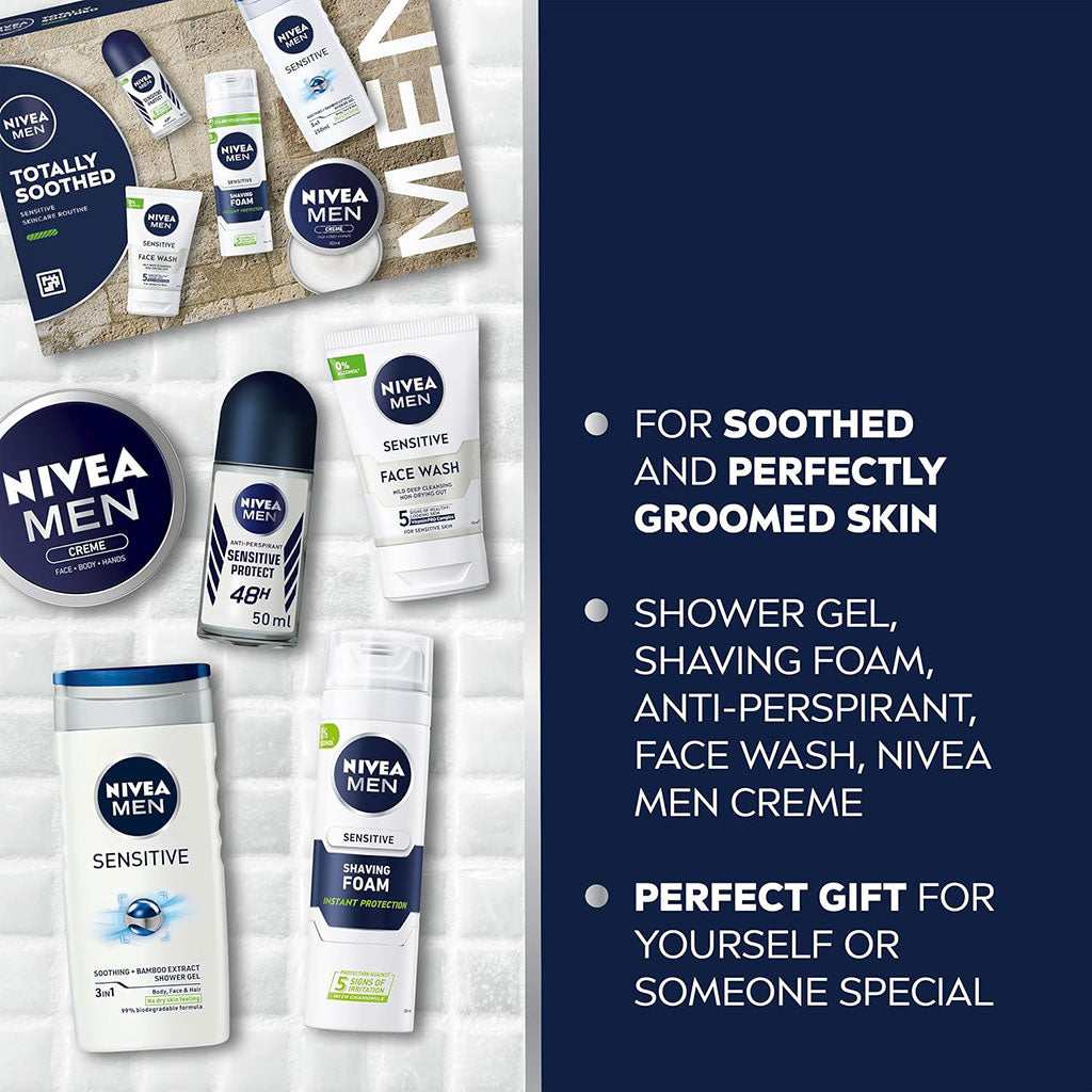 Nivea  Men Totally Soothed Sensitive Skincare Gift Set