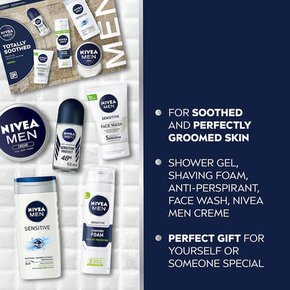 Nivea  Men Totally Soothed Sensitive Skincare Gift Set