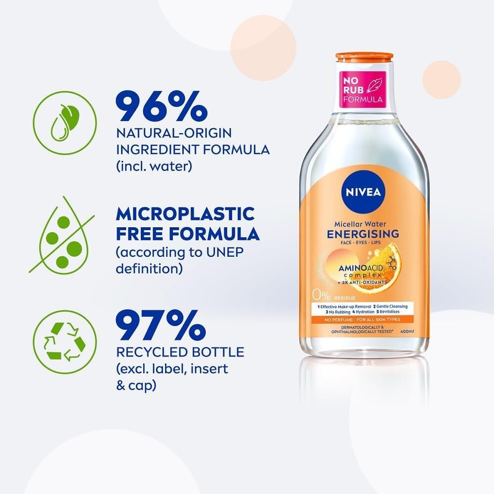 Nivea Micellar Water Energising Amino Acid Complex