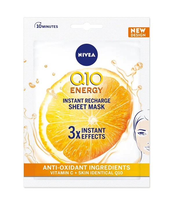 Nivea Q10 Energy Instant Recharge Sheet Mask