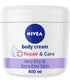 Nivea Repair and Care Body Cream in a 400ml jar, showing the smooth, nourishing cream for skin repair and hydration.