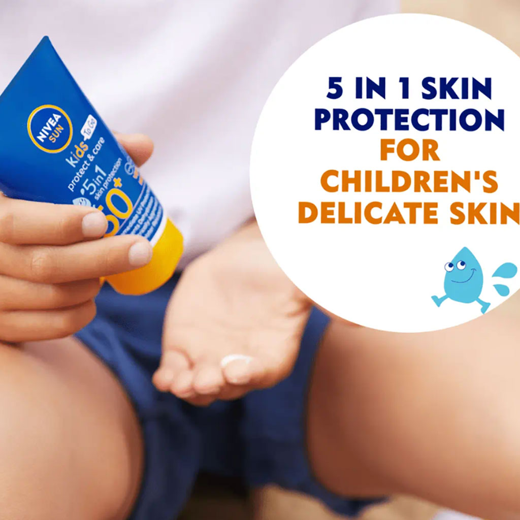 Nivea Sun Kids Protect And Care 5 In 1 Cream 50 SPF