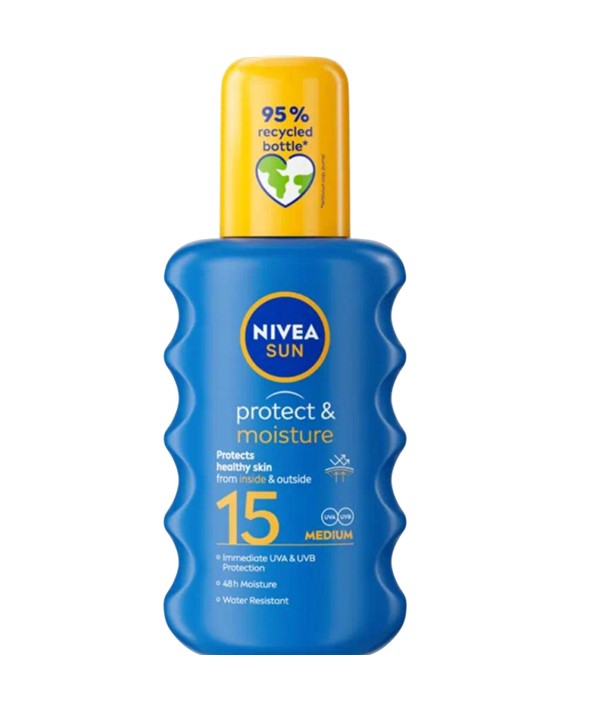 Nivea Sun Protect And Moisture Medium Spray 15 SPF