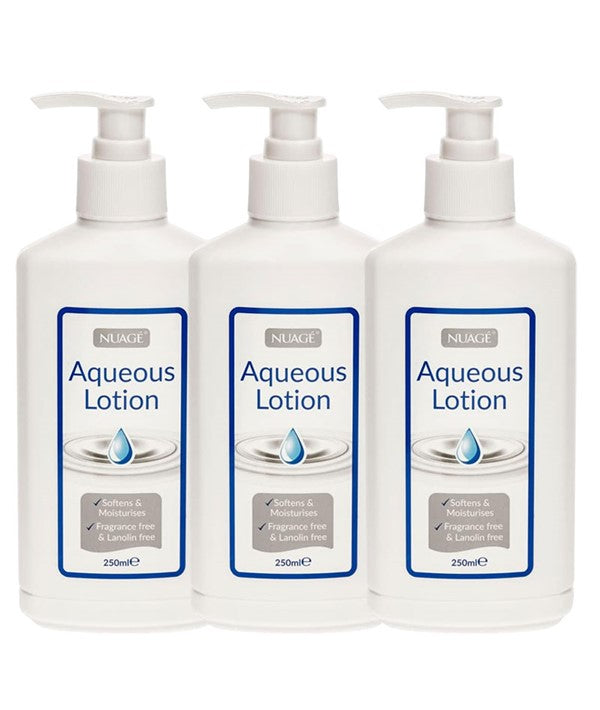 Nuage  Moisturising Aqueous Lotion Pump Dispenser 3 Pack