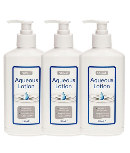 Nuage  Moisturising Aqueous Lotion Pump Dispenser 3 Pack
