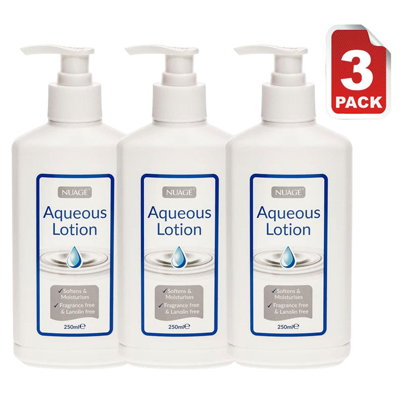 Nuage  Moisturising Aqueous Lotion Pump Dispenser 3 Pack