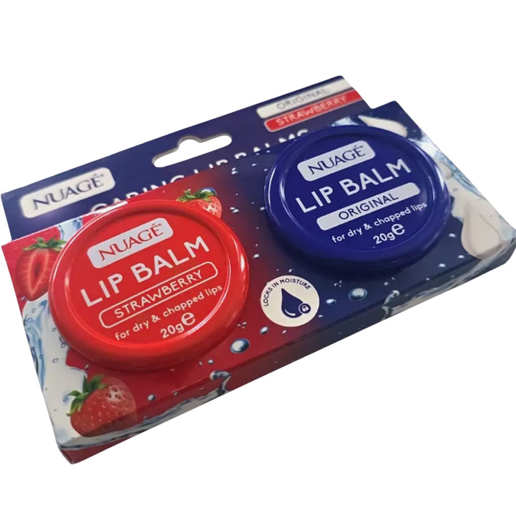 Nuage  Twin Pack Caring Lip Balms