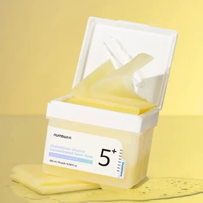 Numbuzin  No 5 Glutathione Vitamin Concentrated Toner Pads