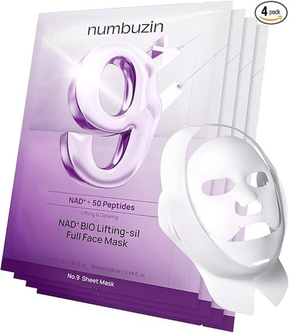 Numbuzin  No 9 Nad Bio Lifting Sil Full Face Mask