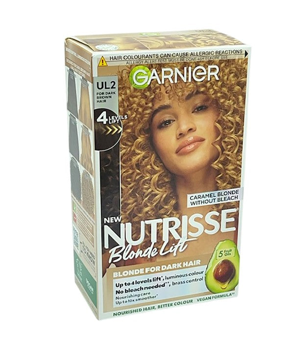 Garnier Nutrisse Blonde Lift Hair Color UL2 Dark Brown Hair