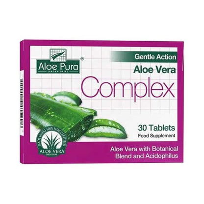 Optima Aloe Pura Aleo Vera Complex Gentle Action Tablets