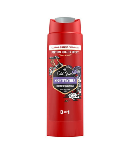 Old Spice Night Panther 3 In 1 Body Hair Face Wash