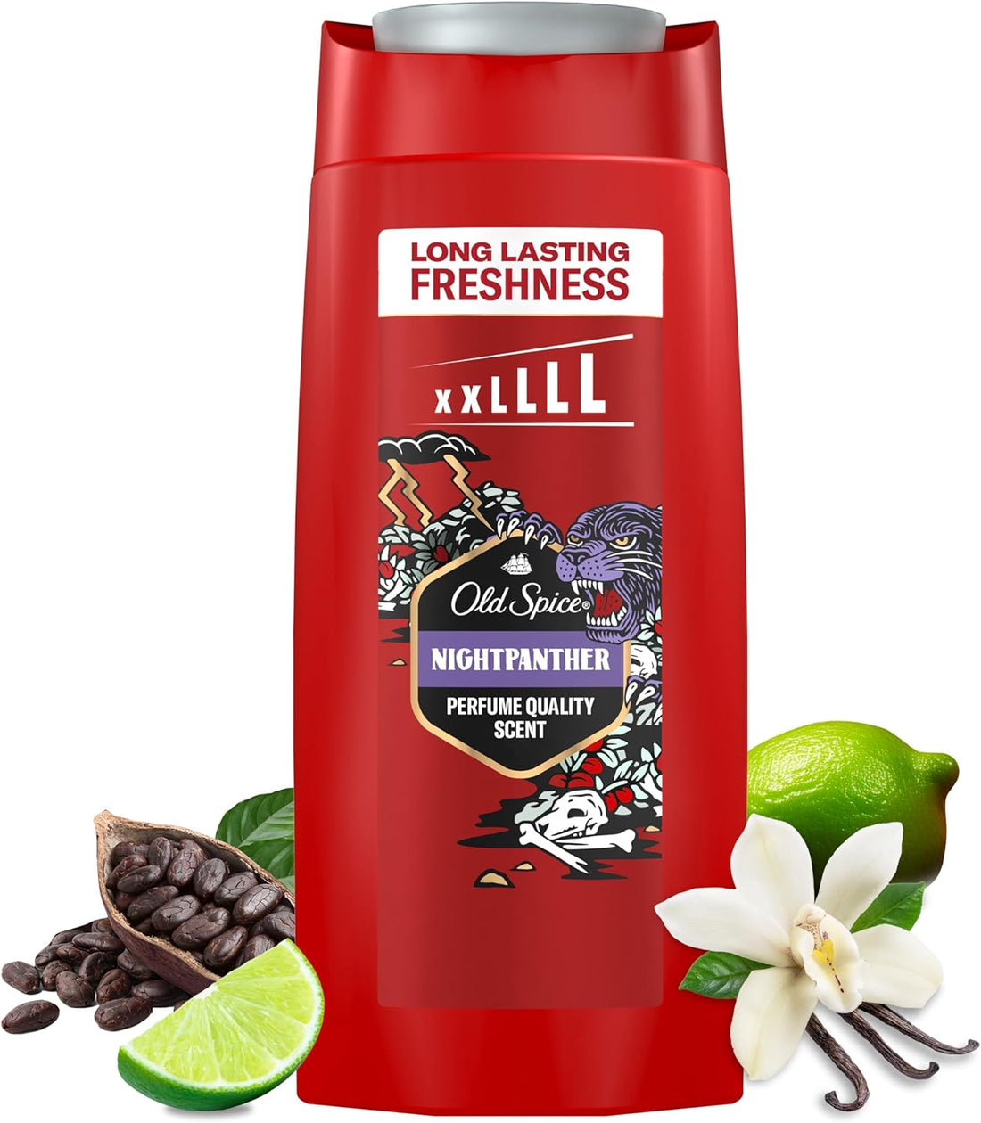 Old Spice Night Panther 3 In 1 Body Hair Face Wash