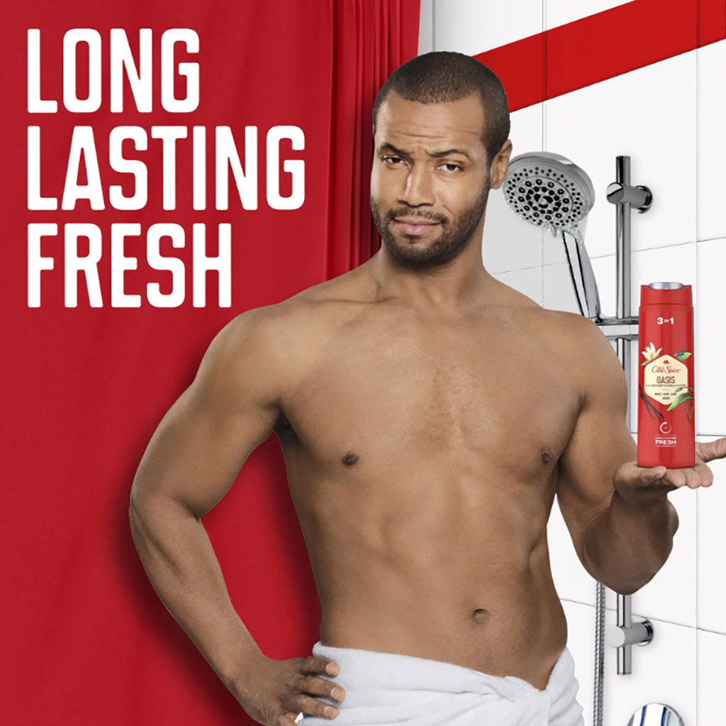 Old Spice  Oasis 3 In 1 Wash