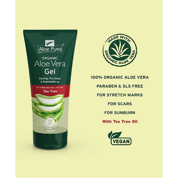 Optima Aloe Pura Aloe Vera Gel With Tea Tree