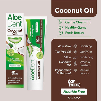 Optima Aloe Dent Aloe Vera Triple Action Coconut Toothpaste