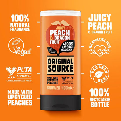 Original Source Juicy Peach And Dragon Fruit Shower Gel