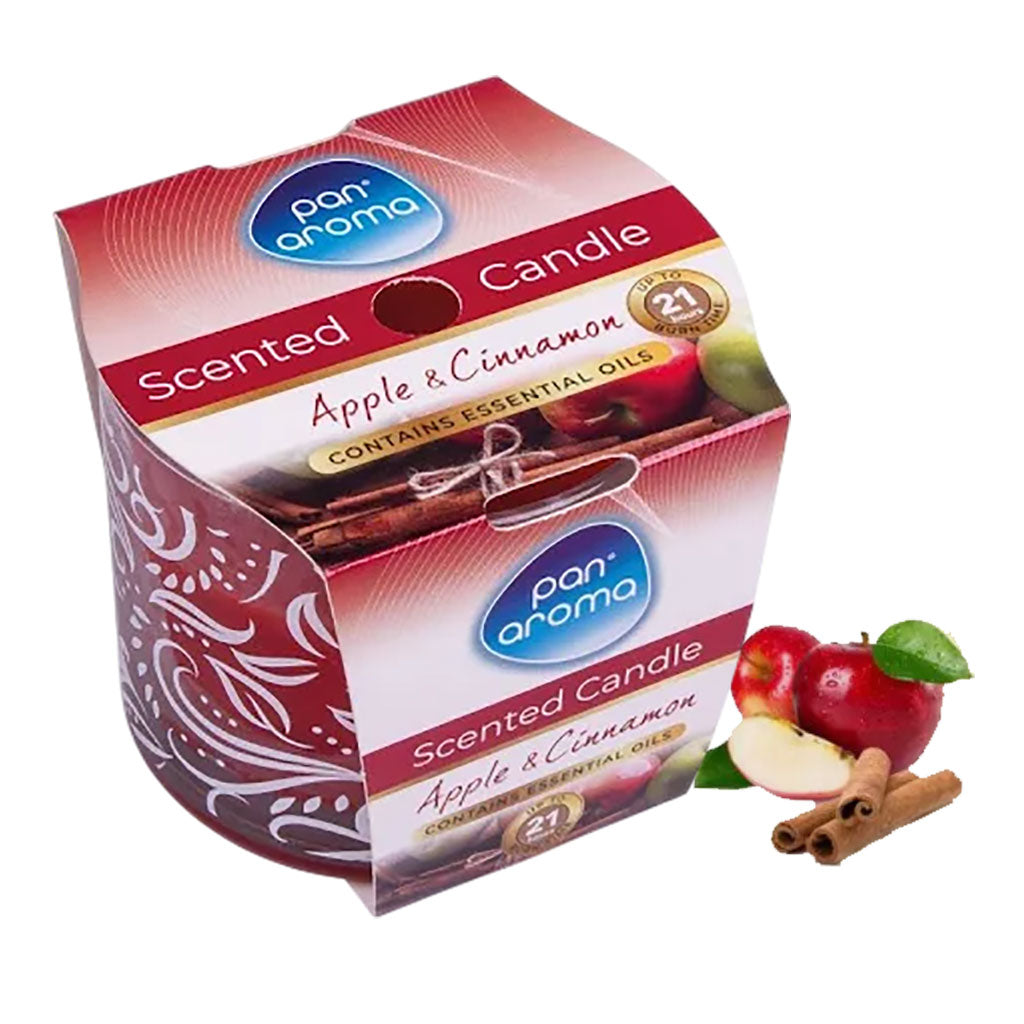 Pan Aroma Scented Candle Apple And Cinnamon