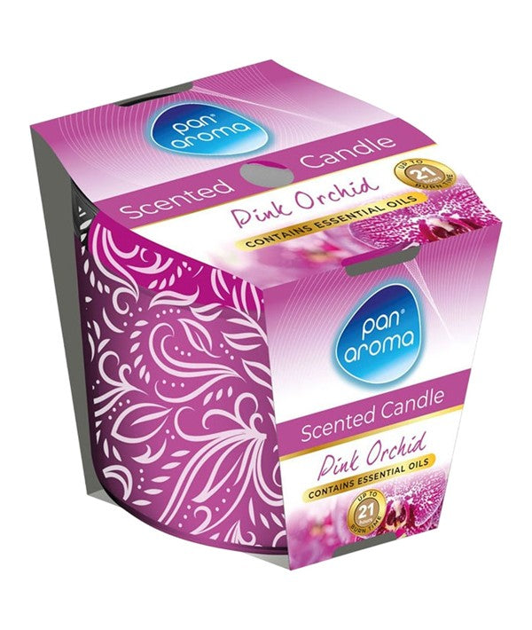 Pan Aroma Scented Candle Pink Orchid