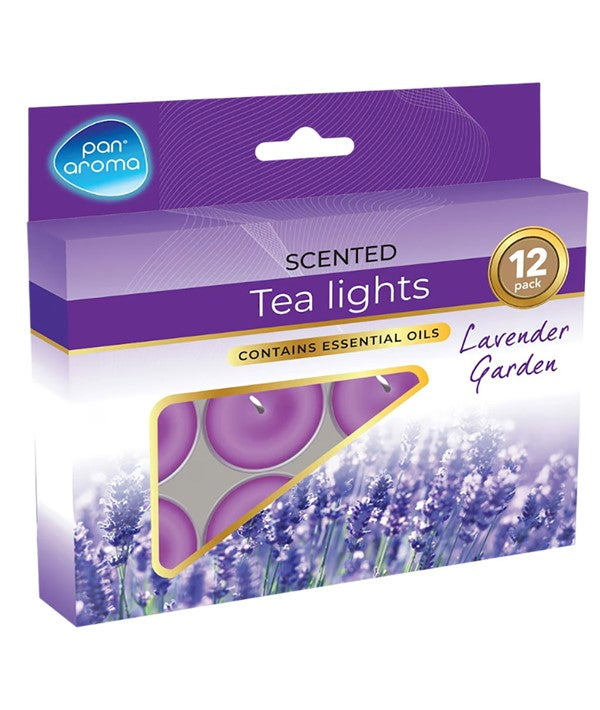 Pan Aroma Scented Tea Lights Lavender Garden