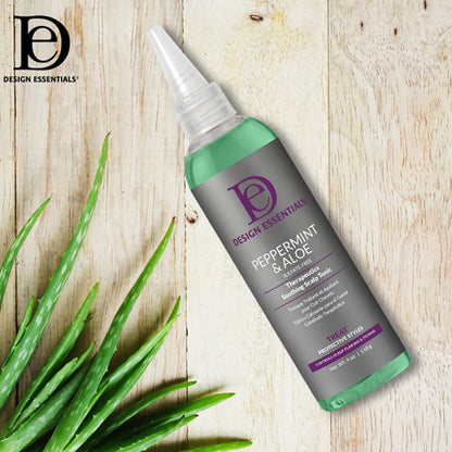 Design Essentials Peppermint And Aloe Therapeutics Soothing Scalp Tonic