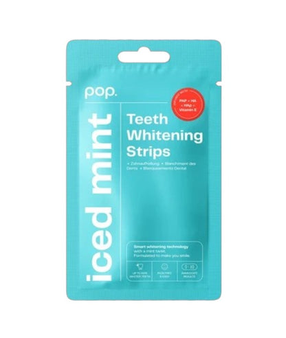 POP Oral Beauty Pop Iced Mint Teeth Whitening Strips
