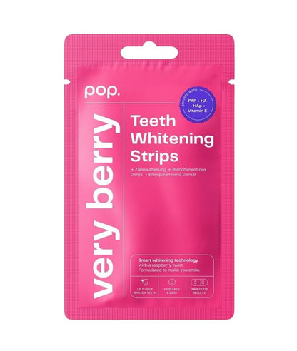 POP Oral Beauty Pop Very Berry Teeth Whitening Strips
