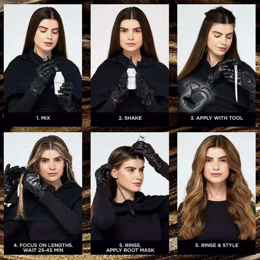 Loreal Preference Les Balayages Highlights  For Natural Dark Blonde To Light Brown Hair