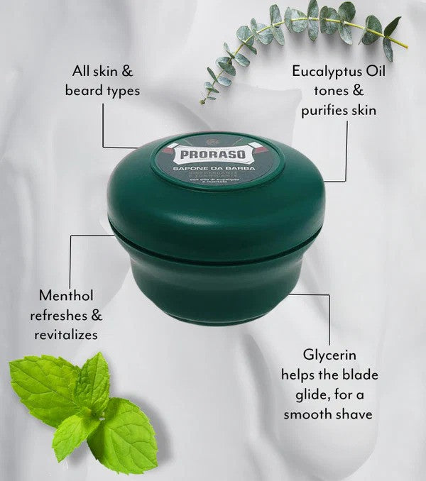 Proraso  Refreshing Shaving Soap In A Bowl