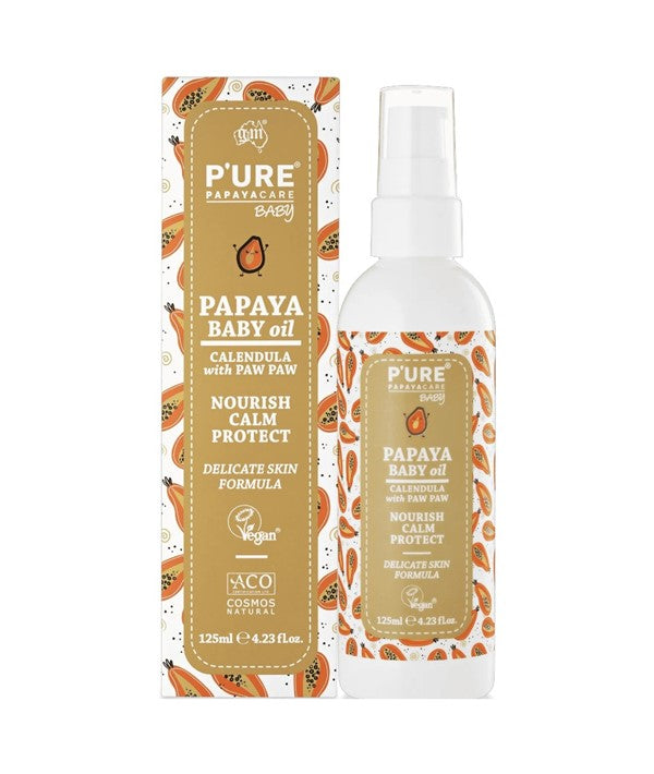 Pure Papayacare Baby Papaya Calendula With Paw Paw Baby Oil